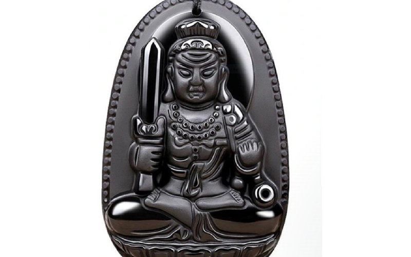 Tượng Bất Động Minh Vương bằng đá 2