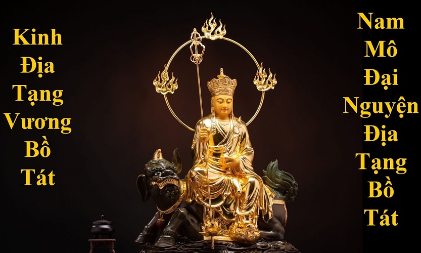 tượng địa tạng vương bồ tát bằng đá