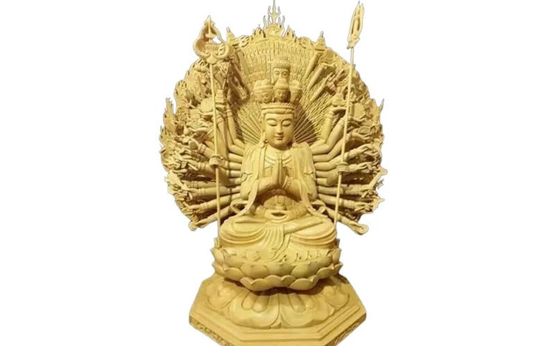Tượng Phật Bà Quan Âm nghìn mắt nghìn tay bằng đá