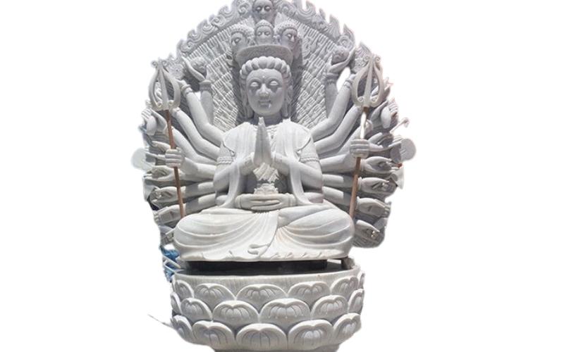 Tượng Phật Bà Quan Âm nghìn mắt nghìn tay bằng đá