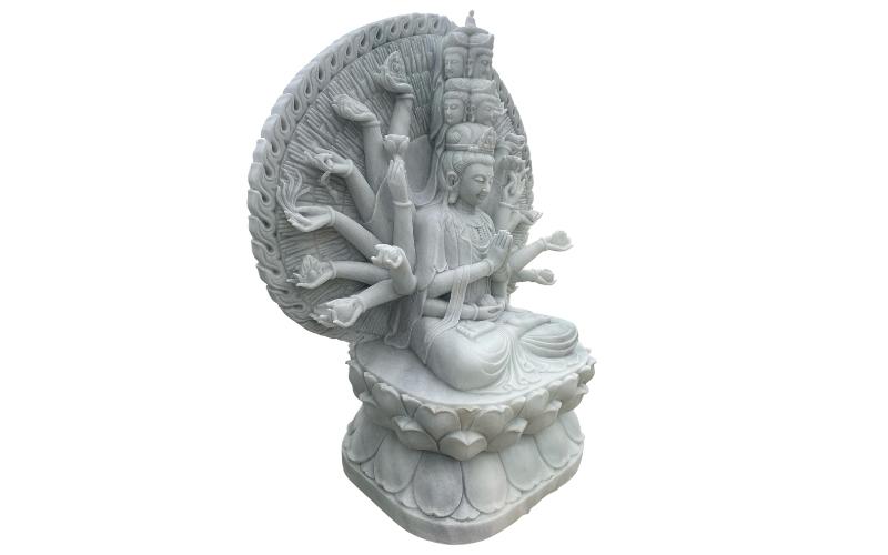 Tượng Phật Bà Quan Âm nghìn mắt nghìn tay bằng đá