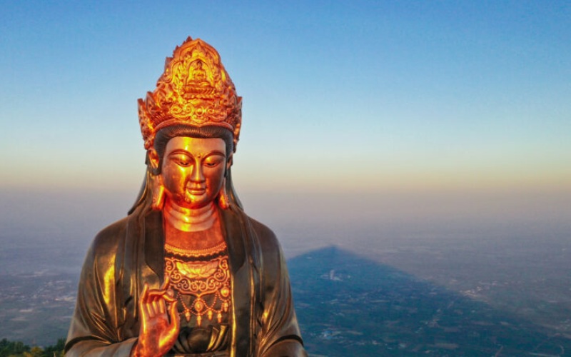 tượng phật bà tây bổ đà sơn bằng đá