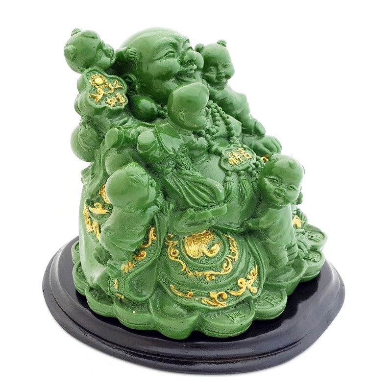 tượng phật di lặc bằng đá xanh mười tám