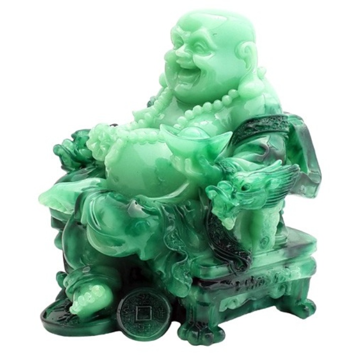 tượng phật di lặc bằng đá xanh tám