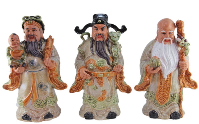 tượng phúc lộc thọ bằng đá thứ hai