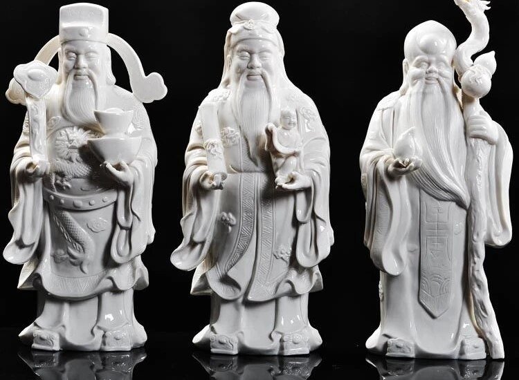 tượng phúc lộc thọ bằng đá thứ tư