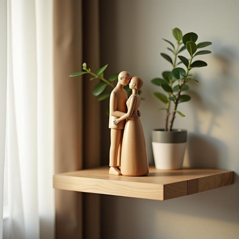 Huong dan vi tri va cach bai tri tuong go phu the vien man trong khong gian song