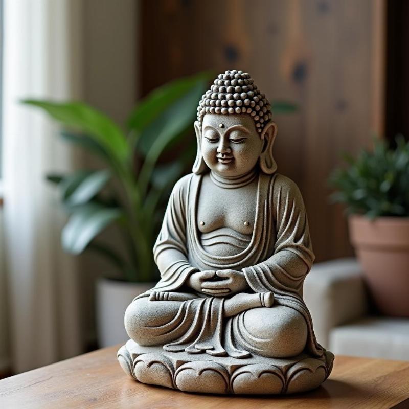 Cach trung bay tuong Kim Cang da tai vi tri trang trong, sach se, toa ra nang luong tich cuc