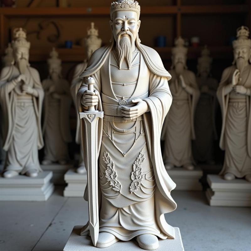 Tìm hiểu về nguồn gốc và đặc điểm nhận biết của tượng Trần Quốc Tuấn bằng đá.