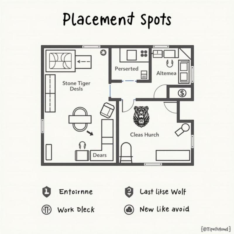 Cách đặt tượng hổ đá phong thủy tại nhà hoặc văn phòng mang lại hiệu quả tốt nhất