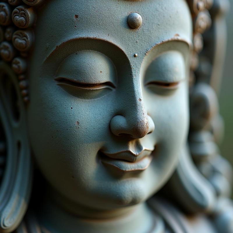 Tượng Phật Bốn Mặt Thái Lan bằng đá, biểu tượng Tứ Vô Lượng Tâm giúp tâm an nhiên